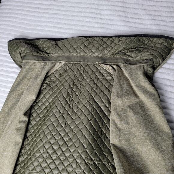 Burton Green Quilted Hooded Jacket Womens M Zip Front Outdoor Coat Gorpcore - Picture 12 of 12